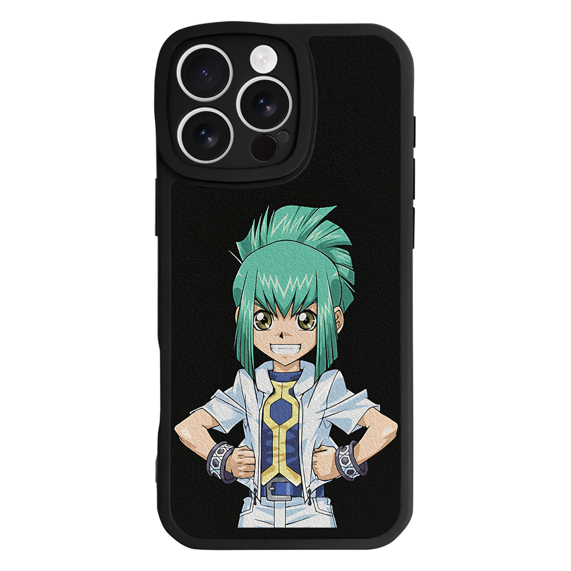遊☆戯☆王 Yu-Gi-Oh! 【iPhone 16シリーズ対応】シリコンスマホケース（レザー調） 材質：シリコン